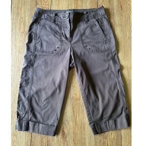 Liz Claiborne Vtg Brown Bermuda Shorts Size 6 Petite